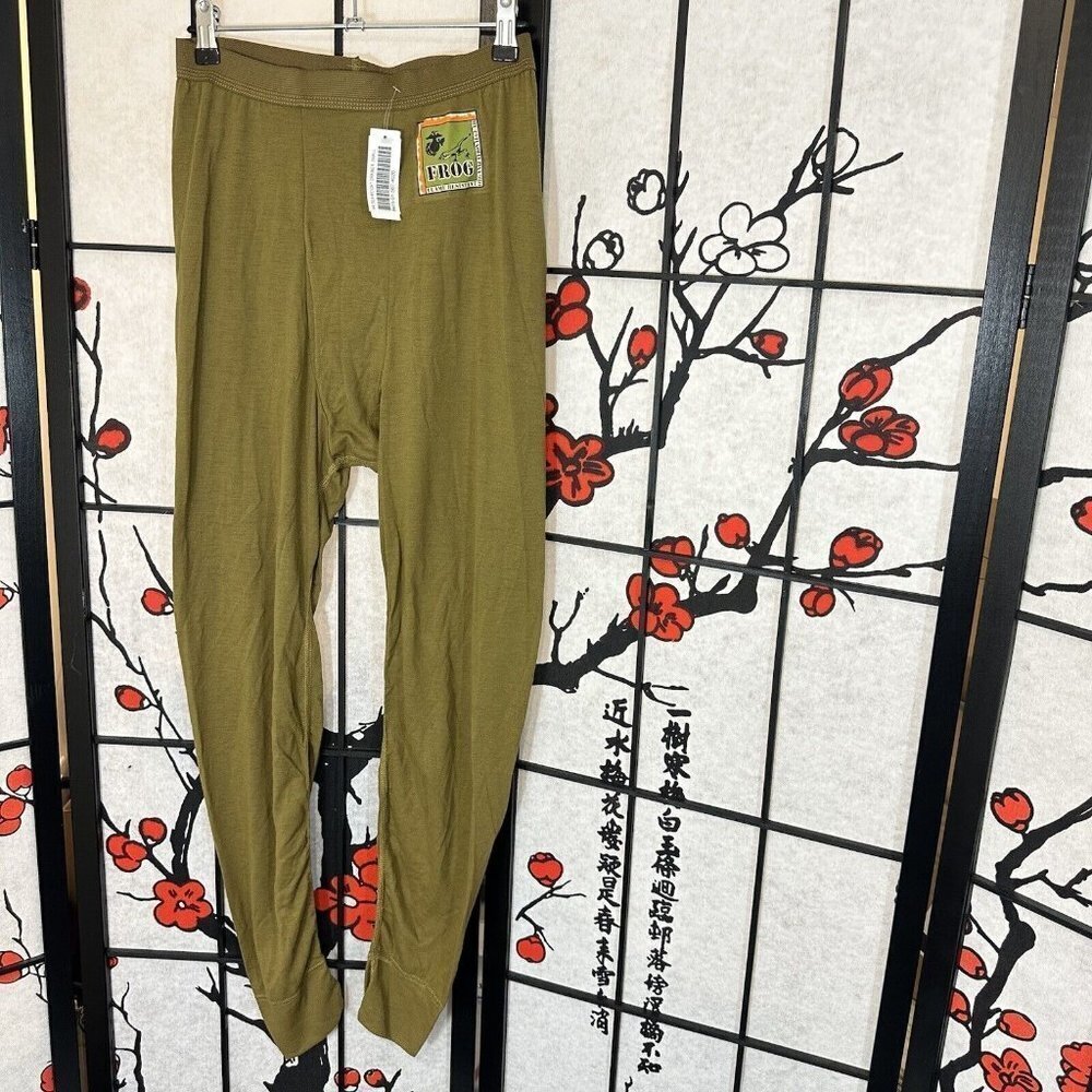 FROG Flame Resistant FR Base Layer Drawers pants Size S Olive Tan Sand New